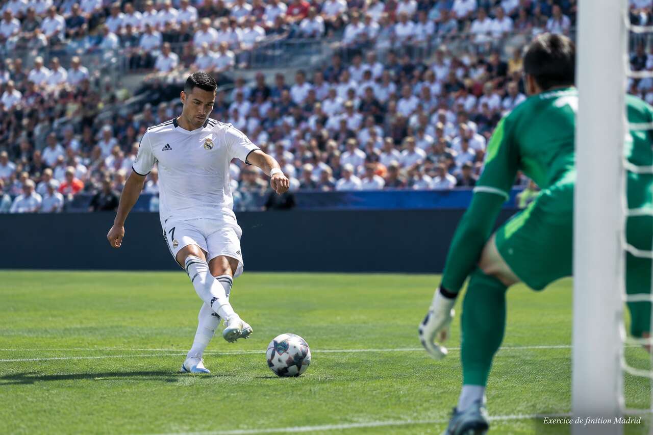Exercice de finition Madrid : améliorez vos tirs au but