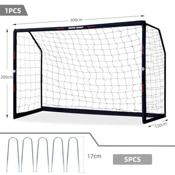 Découvrez notre test complet de la cage de football Zerro 300x120x200 cm : caractéristiques, avantages et avis pour adultes et enfants. Qualité, durabilité et rapport prix.