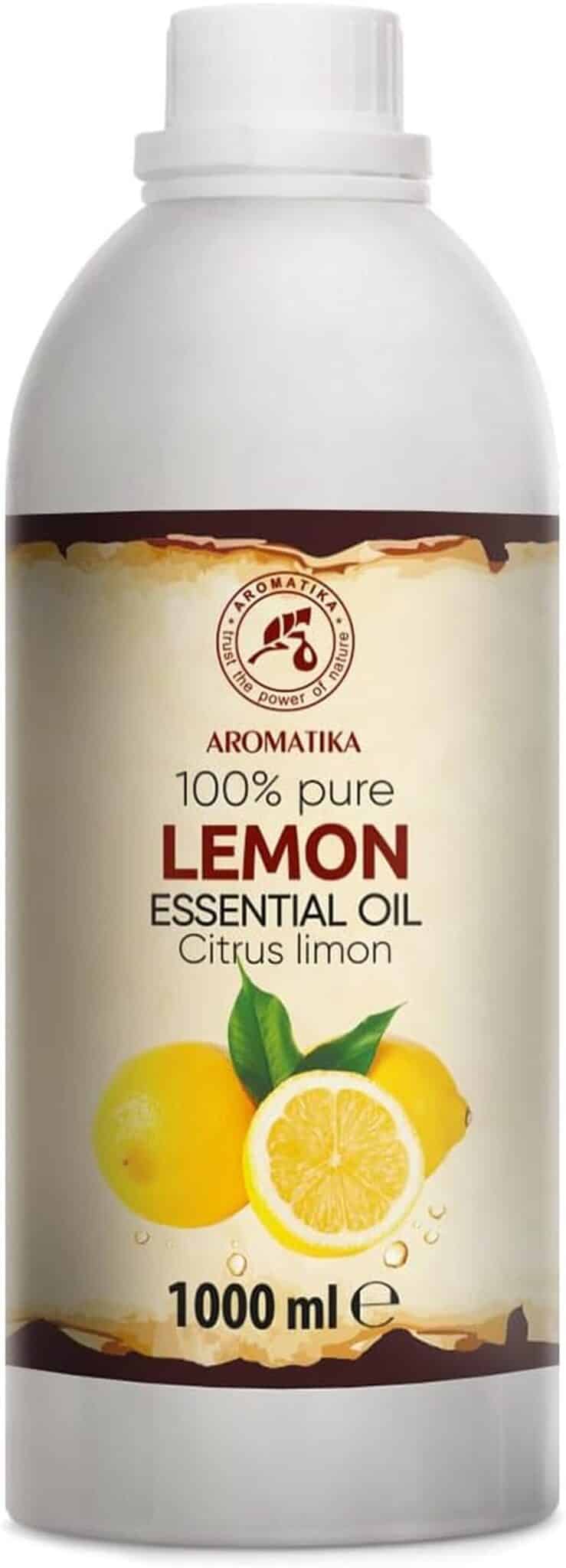 Test huile essentielle de citron Citrus Limon 1000ml