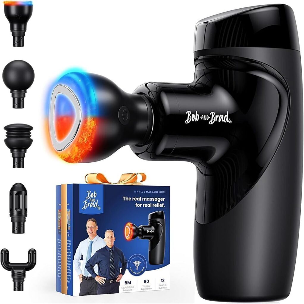 Test : pistolet de massage Bob and Brad M7 Plus avec thérapie par la chaleur
