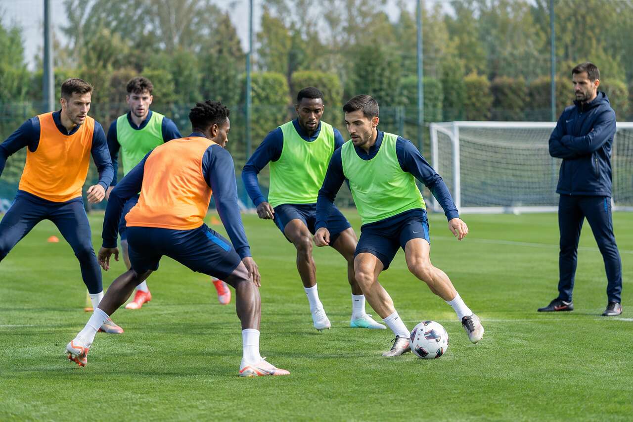 Exercice défensif inspiré de Guardiola : séance d'entraînement football