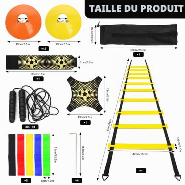 Découvrez notre avis complet sur le kit d'entraînement LangRay pour footballeurs. Efficacité, qualité et conseils d'utilisation pour progresser à tout âge.