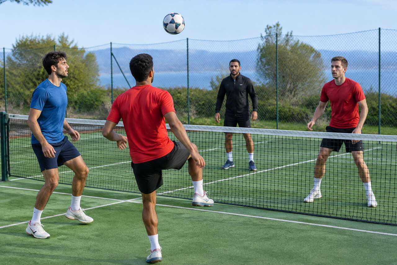Séances types de tennis-ballon pour le football Séances types de tennis-ballon pour le football