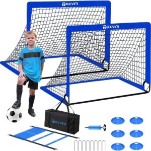 Test : buts de football pliables MAXVINI pour enfants et accessoires complets