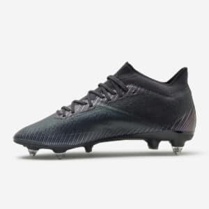 Test : chaussure de football hybride Decathlon clr sg diamant noir