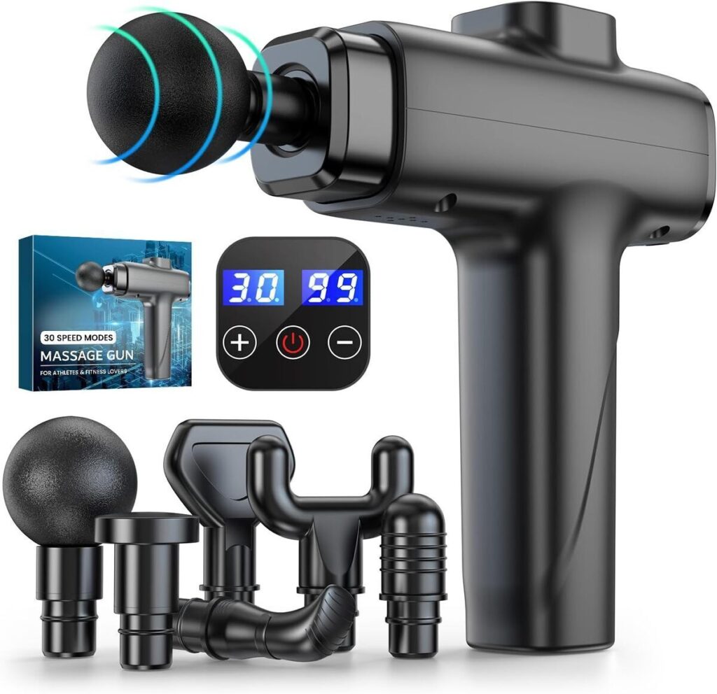 Test du pistolet de massage Choign 4800 RPM : soulagement musculaire maximal