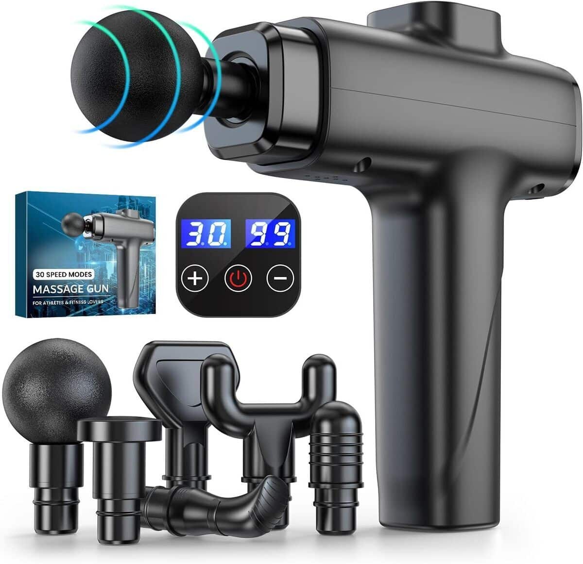 Test du pistolet de massage Choign 4800 RPM : soulagement musculaire maximal
