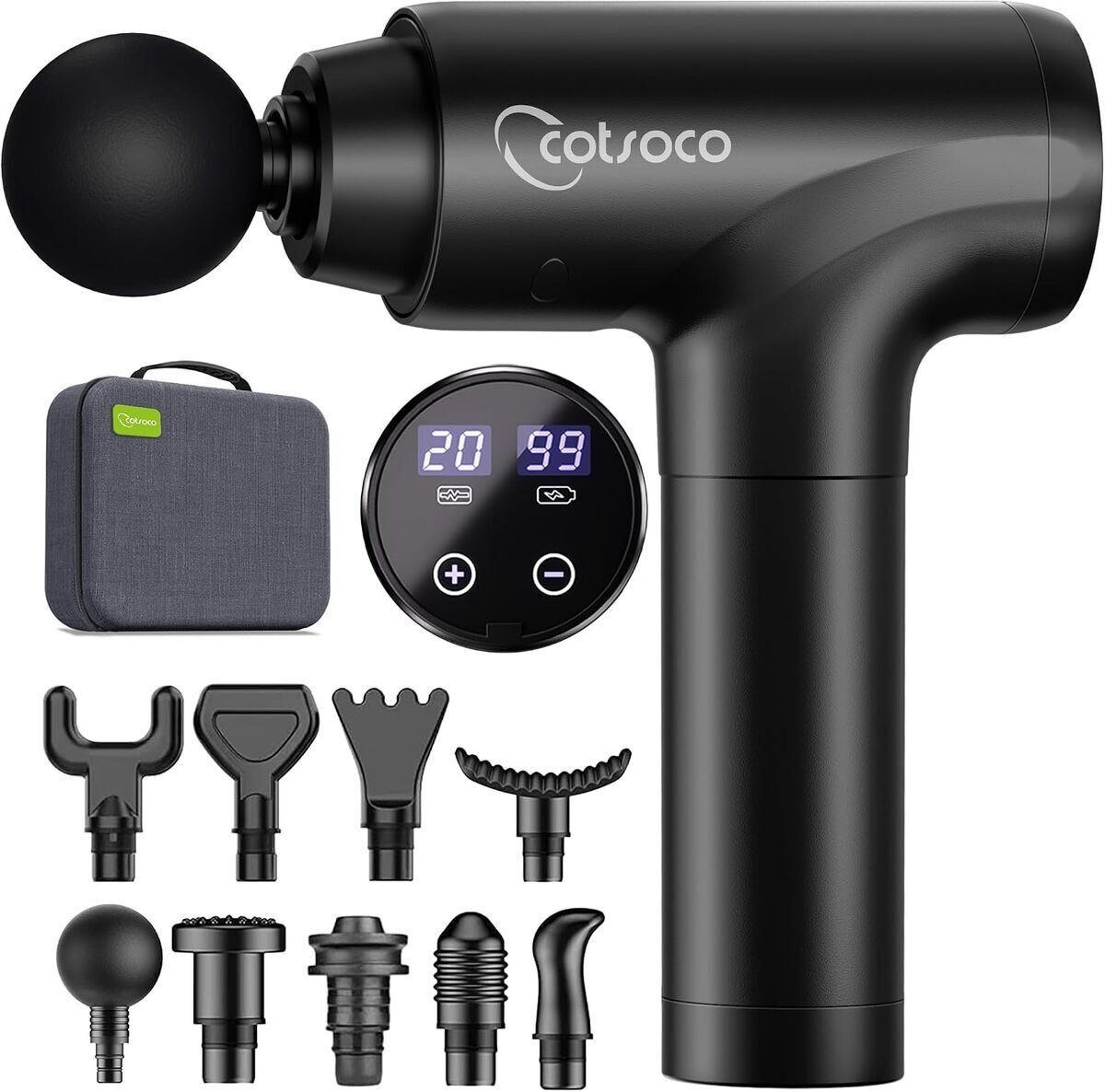 Test du pistolet de massage musculaire anti-douleur : relaxant et silencieux