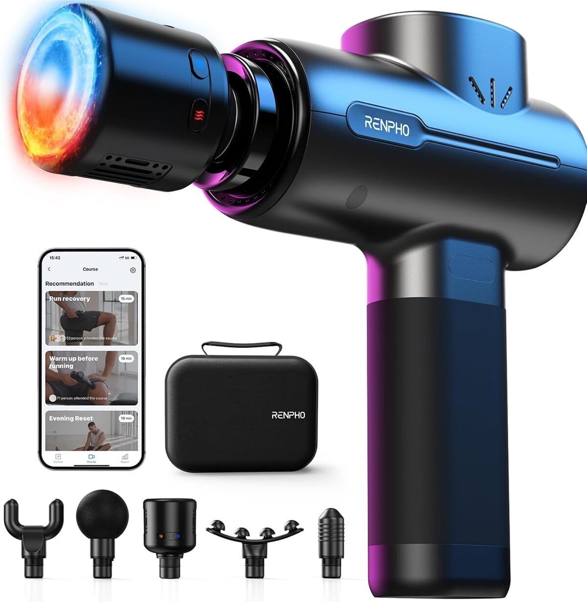 Test : pistolet de massage RENPHO ACTIVE avec fonction chaleur et froid