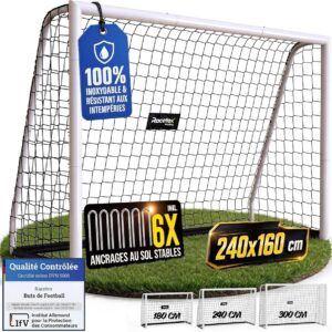 Test Racetex : cages et mini buts 240x160 cm